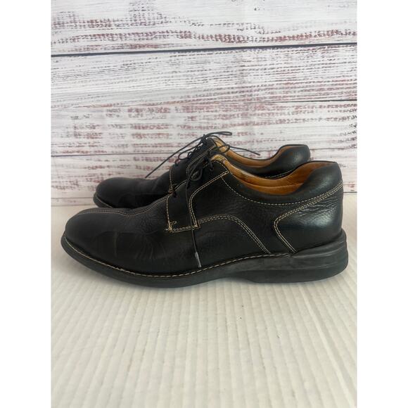Johnston & Murphy Mens Shuler Bicycle toe Oxford Lace Up Dress  Black Size 11 - Picture 2 of 14